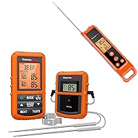 ThermoPro TP20 500FT Wireless Meat Thermometer +ThermoPro TP420 2-in-1 Instant Read Thermometer for Cooking