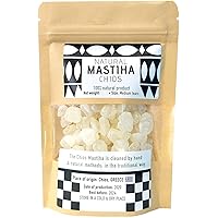 Chios Mastiha Tears Gum Greek 100% Natural Mastic Packs From Mastic Growers (30gr Medium Tears)