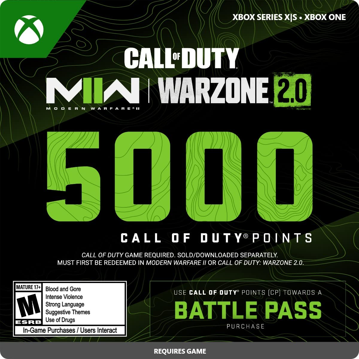 Call of Duty 5,000 Points - Xbox [Digital Code]