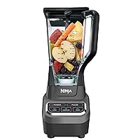 Ninja BL610 Professional 72 Oz Countertop 1000-Watt Base and Total Crushing Technology for Smoothies, Ice and Frozen Fruit, Black, Blender + Pitcher