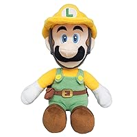 Little Buddy 1732 Super Mario Maker 2 - Builder Luigi Plush, 10