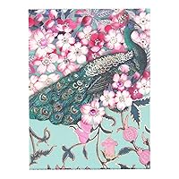 Punch Studio Cherry Blossom Peacock Pocket Notepad (44663), Multicolor