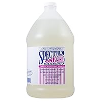 Chris Christensen Spectrum One Dog Shampoo, Coarse and Rough Coat, Groom Like a Professional, Repairs and Protects, Maintains Inner Cortex Hydration, Made in The USA, 128 oz