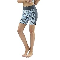 Women UPF 50+ Beach Board Shorts Swimsuit Hot Pants Bathing Swim Rash Guard Bottom (RSAP)