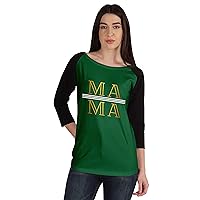 Mama T-Shirt for Mom Boat Neck Casual Graphic Summer Tee Tops Shirt