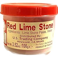 Red Lime Stone - Vôi Đỏ 3.52 oz (1 pack)