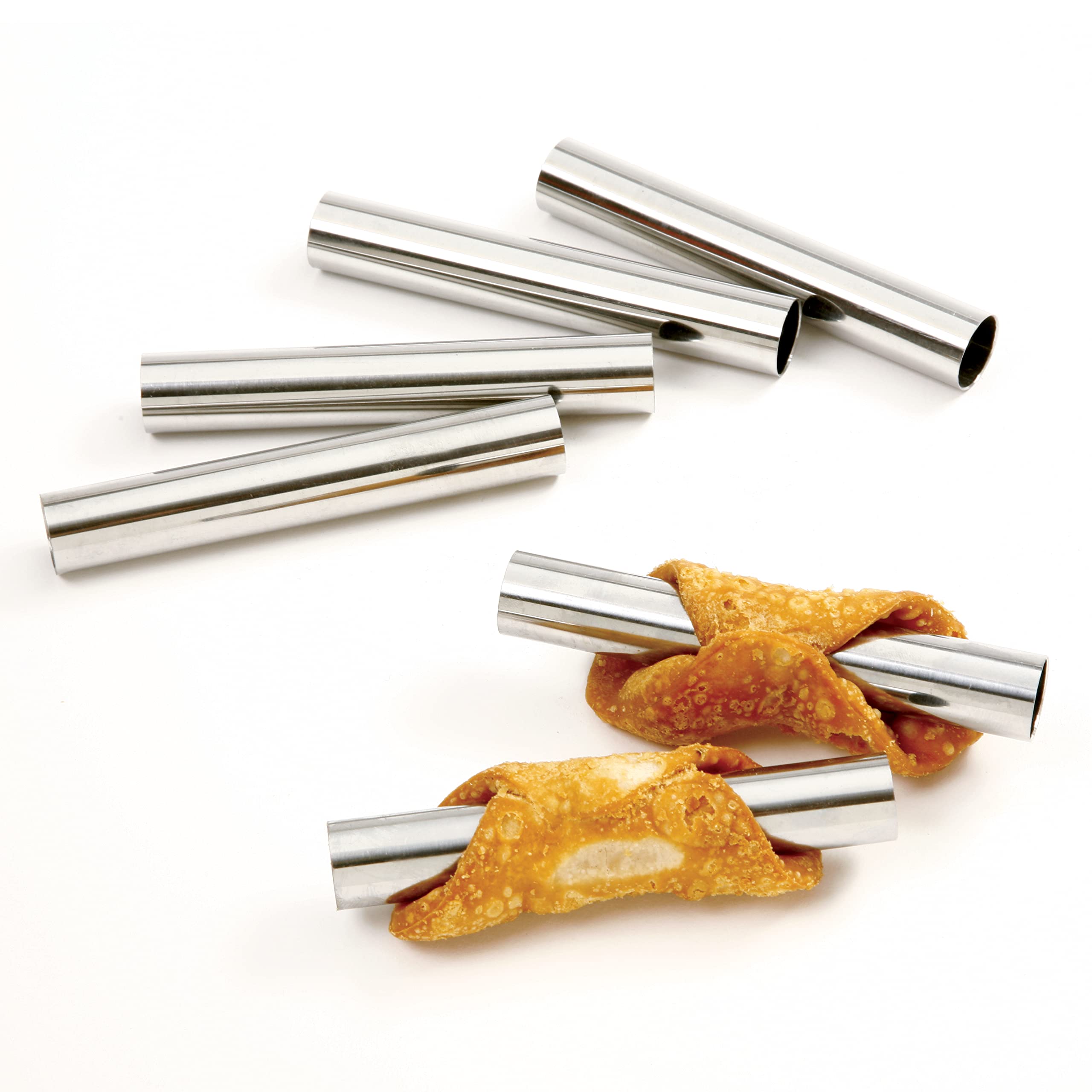 Norpro Stainless Steel Mini Cannoli Form, Set of 6, 6-Pack