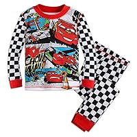 Disney Store Cars Long Sleeve Boy Pajama Set Size 5