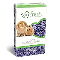 99% Dust-Free Purple Natural Paper Small Pet Bedding with Odor Control, 23 L