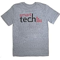 Smart Tech Logo Gray T-Shirt