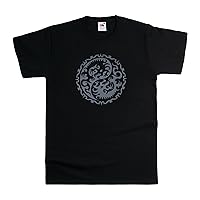 Yin Yang Dragon Shirt - Taoism Martial Arts Chinese Japanese Tattoo T Shirt