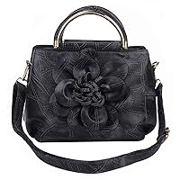 Angel Moon Crossbody Bag, Women's, Small Handbag, Flower, Retro Shoulder Bag