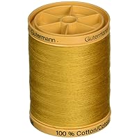 Gutermann Natural Cotton Thread Solids 876 Yds: Gold
