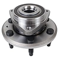 MACEL 513277 Wheel Bearing and Hub Assembly Front/Rear for 08-17 Buick Enclave, 09-17 Chevy Traverse, 07-16 GMC Acadia, 07-10 Saturn Outlook 6 Lugs w/ABS