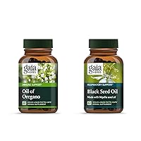 Gaia Herbs Oil of Oregano - Immune and Antioxidant Support Supplement - 60 Vegan Liquid Phyto-Capsules & Black Seed Oil - Lung, Respiratory, and Antioxidant Support - 60 Vegan Liquid Phyto-Capsules (2