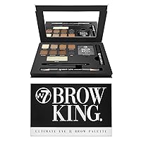 Brow King Ultimate Eyebrow Kit - Shape, Define & Groom Palette - Professional Makeup Set