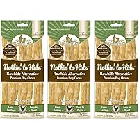 Fieldcrest Farms Nothing to Hide Natural Rawhide Alternative Twist Stix for Dogs - 3 Pack (30 Sticks) Premium Grade Easily Digestible Chews - Great for Dental Health (Chicken, Small Stix)