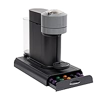 Mind Reader Nespresso Compatible Capsule Drawer Countertop Organizer, Coffee Pod Holder, Storage, 9.21 x 15.94 x 2.36, Black
