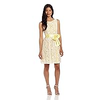 Jessica Howard Women's Petite Belted Party Dress