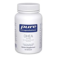 DHEA 25 mg - Supplement for Immune Support, Hormone Balance, Metabolism Support, and Energy Levels* - with Micronized DHEA - 60 Capsules