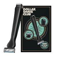 Dollar Shave Club | 3-in-1 Freestyler Electric Trimmer/Razor(™) | Trim, Shape, & Shave with One Tool | Cartridge Razor and Electric Trimmer Combo, 4-Pack of 6 Blade Razor Refills | USB-C Rechargeable