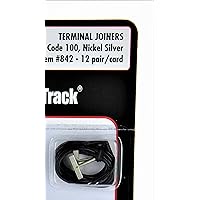 Code 100 Nickel Silver Terminal Joiners HO Scale Atlas Trains