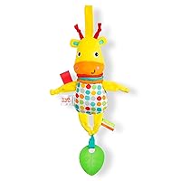 Bright Starts Pull, Play & Boogie Musical Activity Toy for Stroller - Giraffe - Unisex, Newborn +