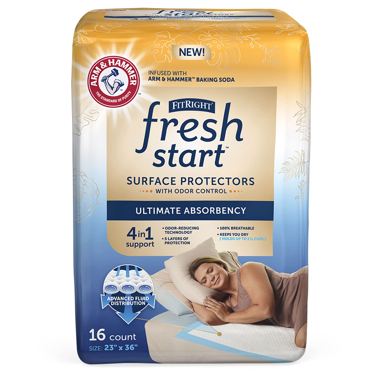 FitRight Fresh Start Disposable Underpads 23