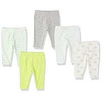Amazon Essentials Unisex Babies, Toddlers and Kids' Leggings, Pack of 5