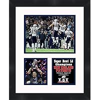 Super Bowl 51 Tom Brady New England Patriots Collage Framed Photo, 11 x 14