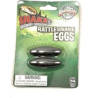 Rhode Island Novelty Large Singing Rattle Snake Eggs - Buzz Magnets - 2 Pack