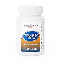 Gericare Vitamin B-6 100 mg Tablets 100 ct