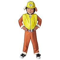 Rubies Toddler Paw Patrol Rubble Costume Jumpsuit, Headpiece, and Pup-packToddler Costume