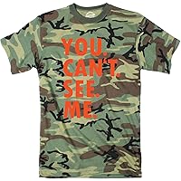 Mens You Cant See Me T Shirt Funny Hunting Camouflage Sarcastic Adult Humor Tee