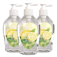 Lemon Hand Soap – Liquid Hand Soap for All Skin Types – Pack of 3 (12 Fl. Oz. Each)