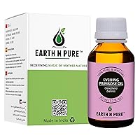 EARTH N PURE Evening Primrose Oil 100% Pure, Undiluted, Cold Pressed and Therapeutic Grade -Moisturizing Oil with Essential Fatty Acids For Skin,Hair,Nails and Joint Pain (50 Ml)
