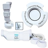 SWIMLINE HYDROTOOLS Pool Salt Replacement Cell for Water Chlorinator Systems for Pools Up to 15,000 Gallons | 7 Titanium Plates, Hayward Compatible, Easy Install Above & Inground Pool Generators