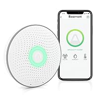 2950 Wave Radon - Smart Radon Detector with Humidity & Temperature Sensor – Easy-to-Use – Accurate – No Lab Fees – Battery Operated - Free App