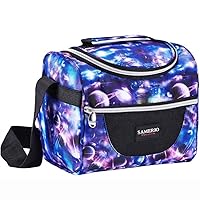 Lunch Box for Kids Insulated Lunch Bag for Boys Girls Cooler Tote Reusable Bento Bags Smooth Zipper& Lightweight Lunch Boxes for Children Student with Adjustable Strap