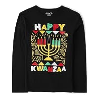 The Children's Place boys Thankful Graphic Long Sleeve T shirt