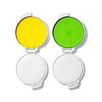 OXO Good Grips Cut & Keep Reusable Silicone Citrus Saver Set - Lemon and Lime