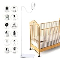 Baby Monitor Floor Stand Holder Compatible with Infant Optics DXR-8 Pro,Nanit Pro, Babysense, Owlet, Eufy, HelloBaby, Motorola, VTech, Other Baby Monitor with 1/4 Screw Hole, Height Adjustable 68