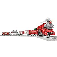 Lionel Disney Christmas LionChief 0-8-0 Set with Bluetooth Capability, Electric O Gauge Model Train Set with Remote 0.5 Liters