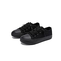 Toddler Canvas Shoes for Girls & Boys - Breathable & Comfortable Boys & Girls Canvas Shoes for Toddlers