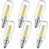 LiteHistory E12 led Bulb 6W Equivalent E12 Candelabra Bulb 60 watt Neutral White 4000K AC120V 600LM Dimmable T6 T25 for Chandeliers,Ceiling Fan and Wall sconces Pack of 6