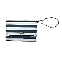LillyBit Uptown Diaper Clutch (Black and White Stripes)