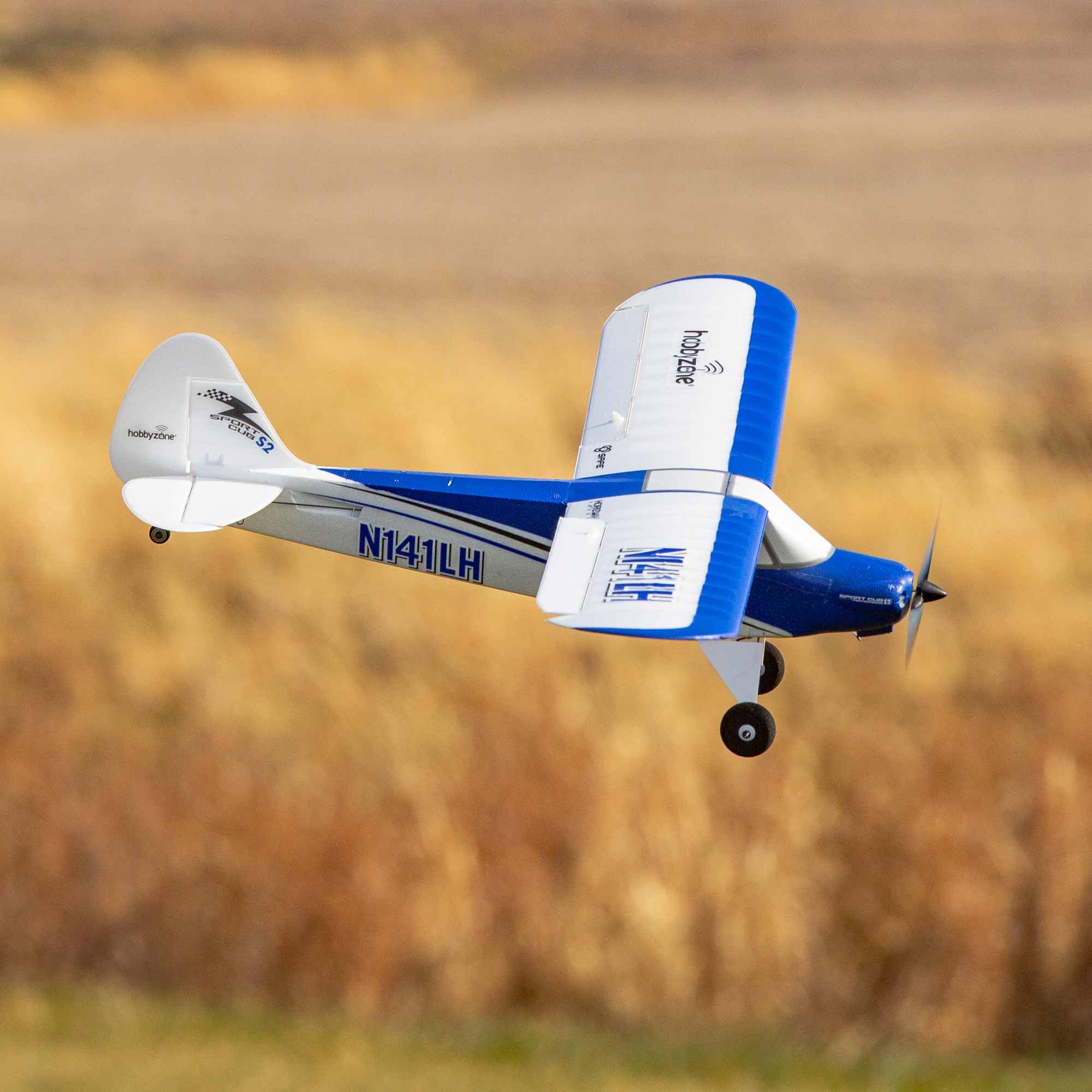HobbyZone RC Airplane Sport Cub S 2 615mm RTF Everything Needed to Fly is Included/Safe Technology HBZ444000