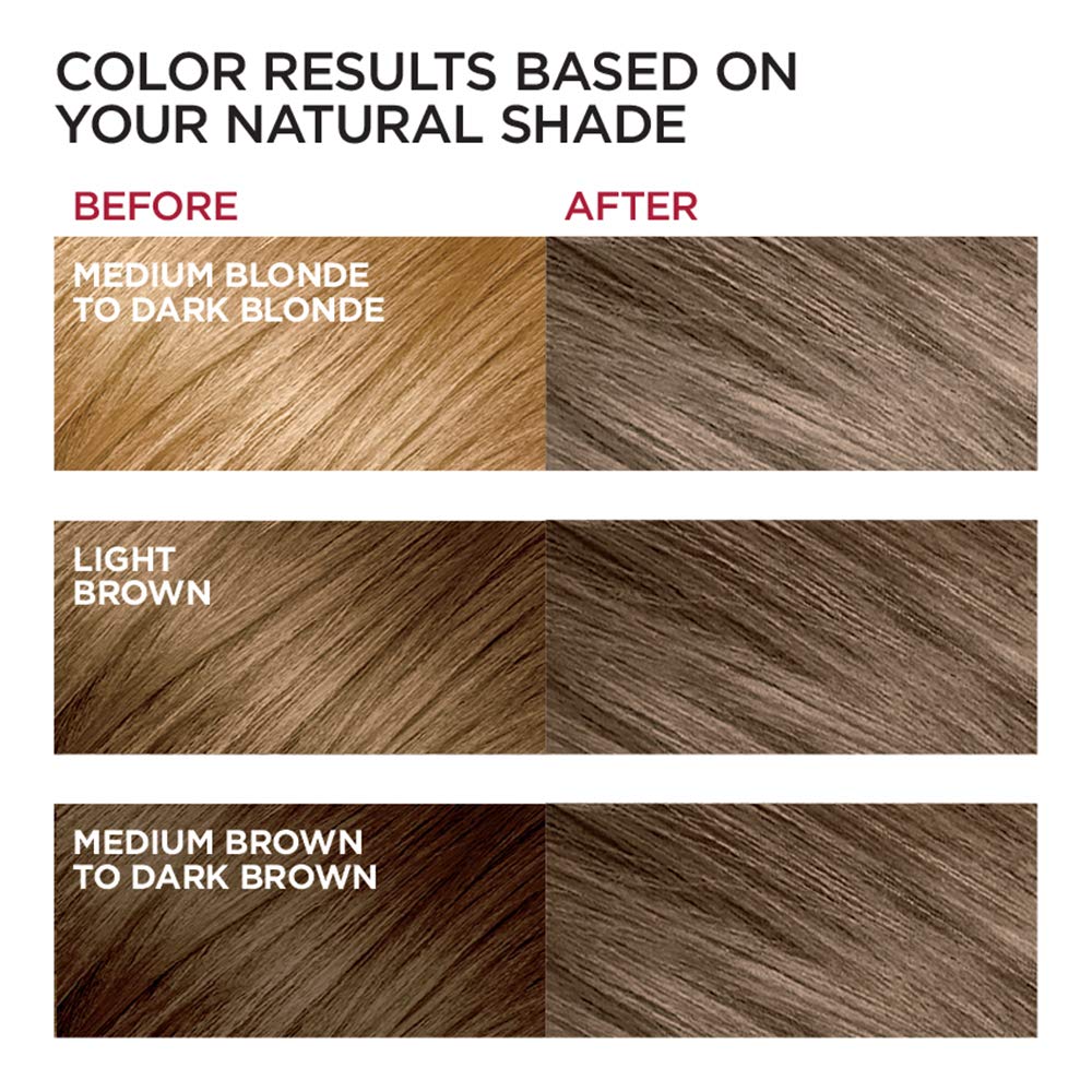 Mua L'Oreal Paris Excellence Creme Hair Color, 6 Light Ash Brown, Pack of 3  trên Amazon Mỹ chính hãng 2023 | Fado
