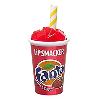 Lip Smacker Frappe Cup Lip Balm Unicorn 1 Tube & Lip Smacker Coca Cola Strawberry Fanta Strawberry Beverage Cup Lip Balm for Kids