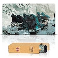 The Nine (Stitched) - MTG Playmat by Anato Finnstark, LOTR Lord of The Rings - Compatible with Magic The Gathering Playmat - Play MTG,YuGiOh,TCG - Original Play Mat Art Designs & Accessories